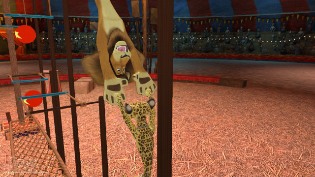 Giraffe circus hind legs ball free wallpaper for desktop - medium preview image