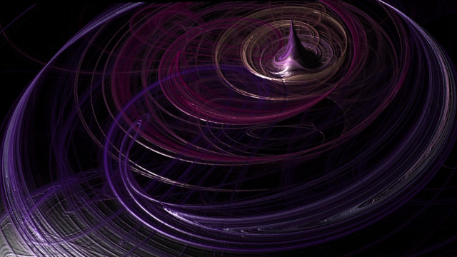 Purple swirl black background white free wallpaper for desktop - medium preview image