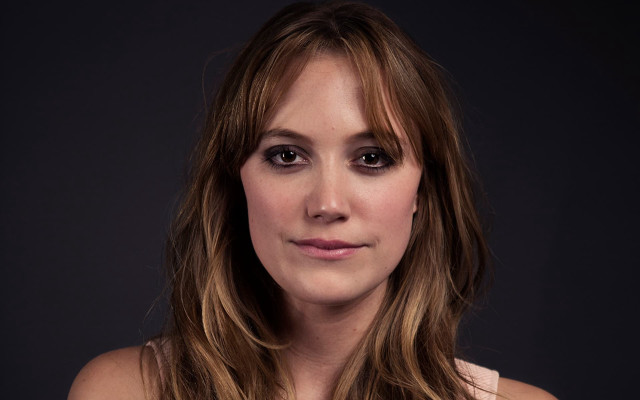 Woman long hair pink dress #4 free wallpaper for desktop - medium preview image