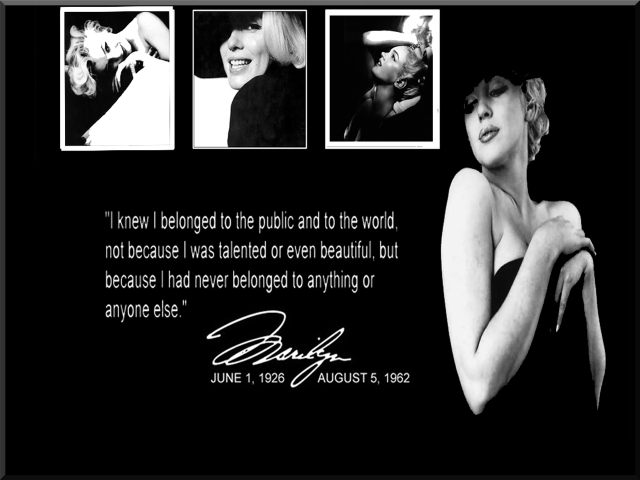 Black white photo woman quote free wallpaper for desktop - medium preview image