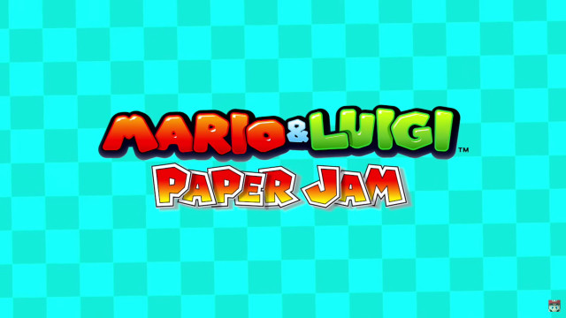 Mario luigi paper jam logo free wallpaper for desktop - medium preview image