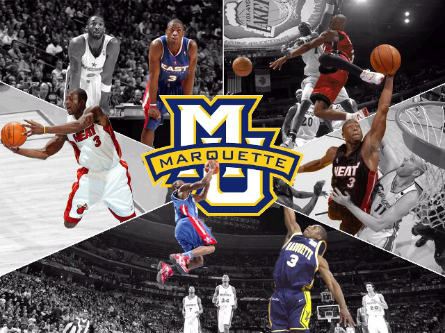 Basketball collage players names court free wallpaper for desktop - medium preview image