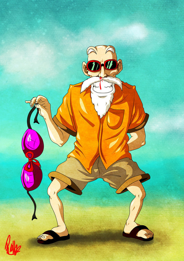 Cartoon character white beard sunglasses free wallpaper for mobile - medium preview image