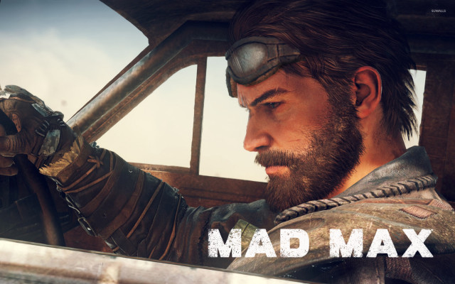 Mad max bearded man car free wallpaper for desktop - medium preview image