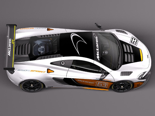 White sports car stripe panfuture free wallpaper for desktop - medium preview image