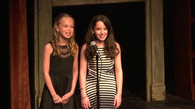 Girls stage microphone curtain performance free wallpaper for desktop - medium preview image