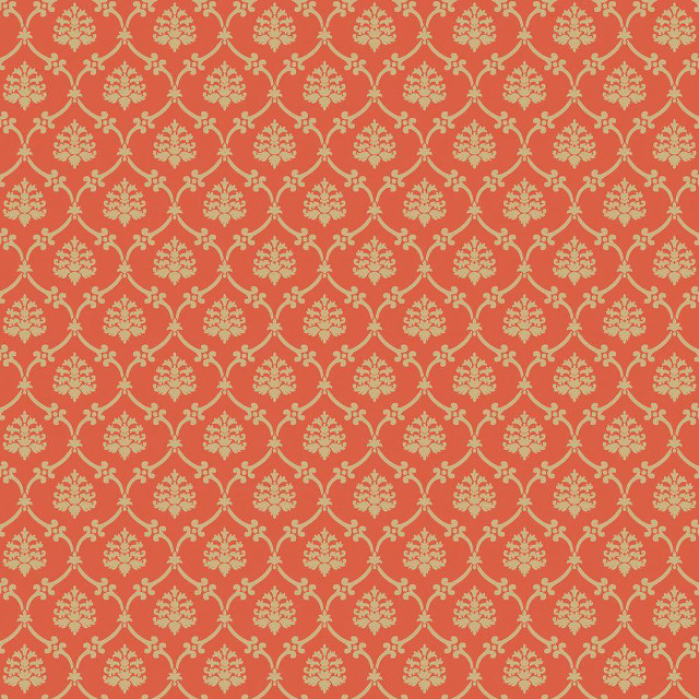 Red gold wallpaper floral pattern free wallpaper for tablet - medium preview image