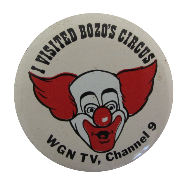 Twisted bozos circus clown button free wallpaper for tablet - medium preview image