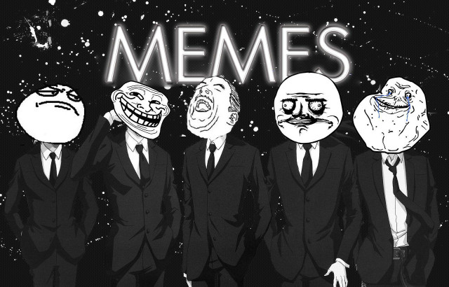 Men suits masks memes stars free wallpaper for desktop - medium preview image