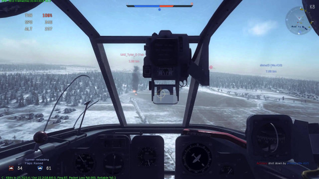 Helicopter view snowy landscape forest free wallpaper for desktop - medium preview image