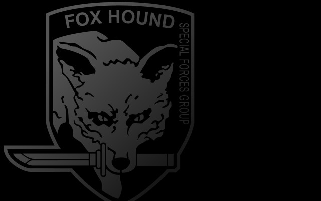 Fox hound fox logo metal free wallpaper for desktop - medium preview image
