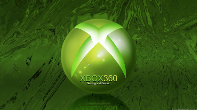 Green xbox logo reflection background free wallpaper for desktop - medium preview image