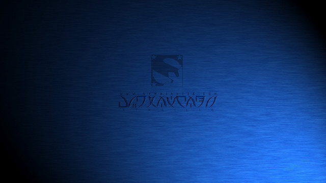 Blue metal background nerdvanting logo free wallpaper for desktop - medium preview image
