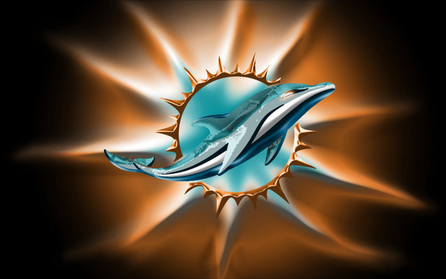 Dolphin sunburst fish swimming water free wallpaper for desktop - medium preview image