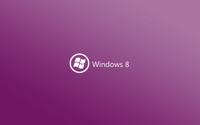 Purple background windows8 logo white free wallpaper for desktop - medium preview image