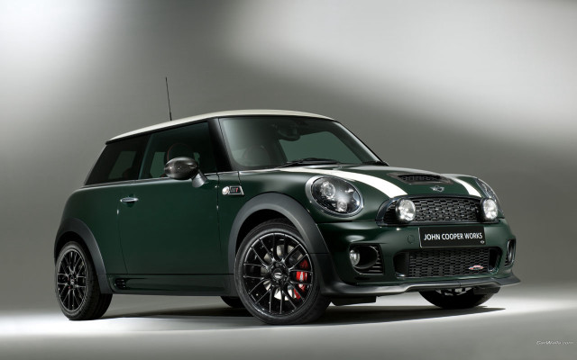 Green mini cooper free wallpaper for desktop - medium preview image
