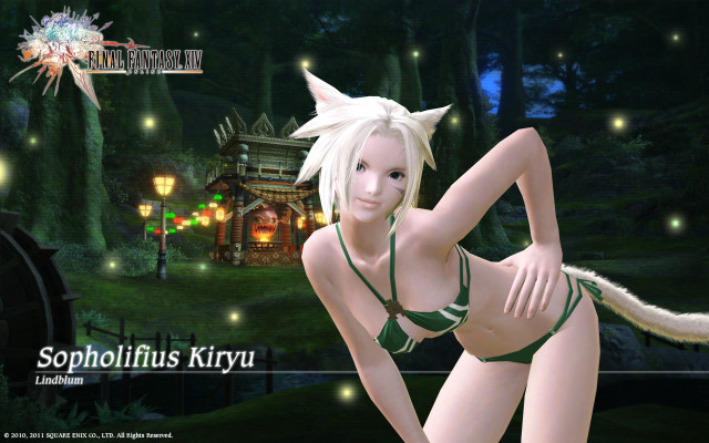 Woman bikini forest house firework free wallpaper for desktop - medium preview image