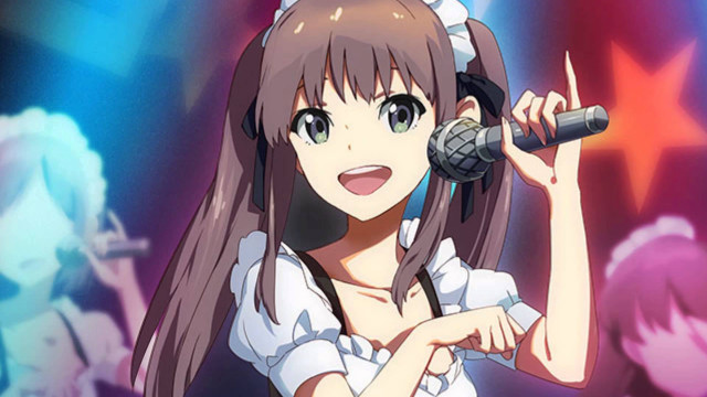 Girl long hair microphone crowd free wallpaper for desktop - medium preview image