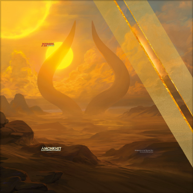 Sunset large painting beautiful colors free wallpaper for tablet - medium preview image