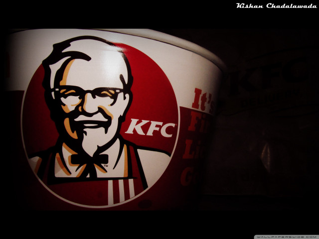 Cup man kfc logo image free wallpaper for desktop - medium preview image