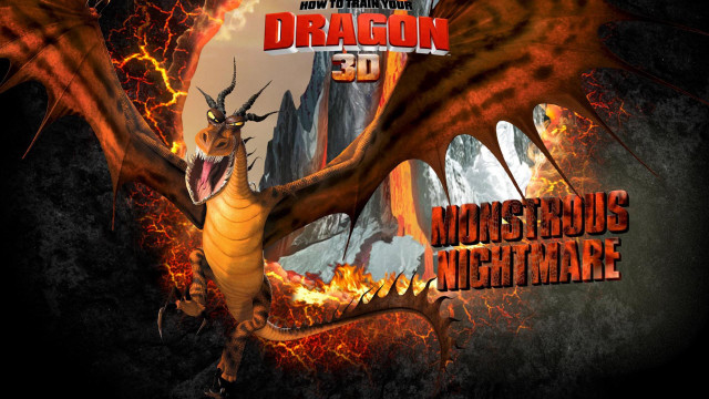 Dragon large head fire background free wallpaper for desktop - medium preview image