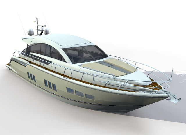 White boat brown stripe shadow free wallpaper for desktop - medium preview image