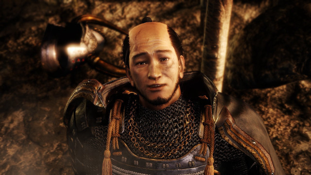 Man helmet chain sword neck free wallpaper for desktop - medium preview image