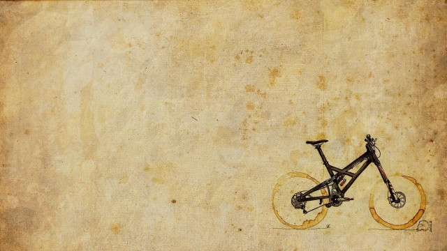 Bicycle dirty paper background faded free wallpaper for desktop - medium preview image