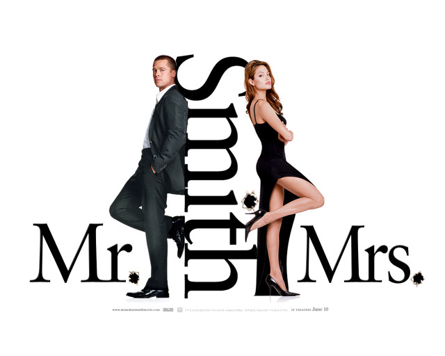 Mr mrs gothic poster black free wallpaper for desktop - medium preview image