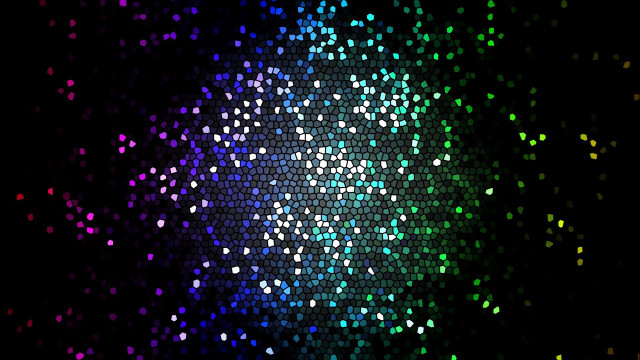 Colorful dots black background white #4 free wallpaper for desktop - medium preview image