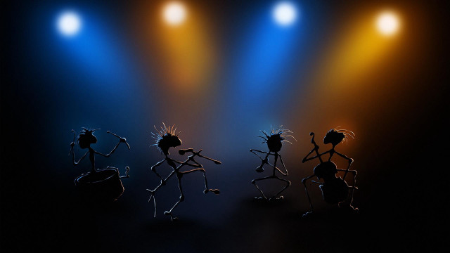 Dancing people stage lights spotlight #2 free wallpaper for desktop - medium preview image