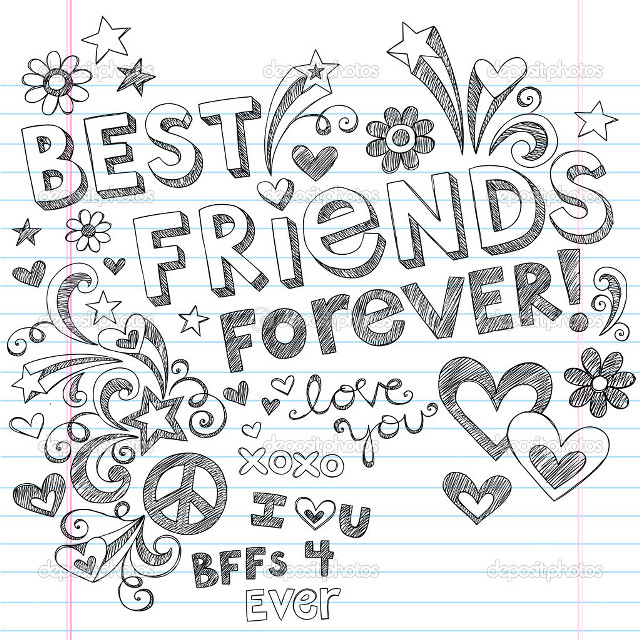 Best friends forever lyco art free wallpaper for tablet - medium preview image