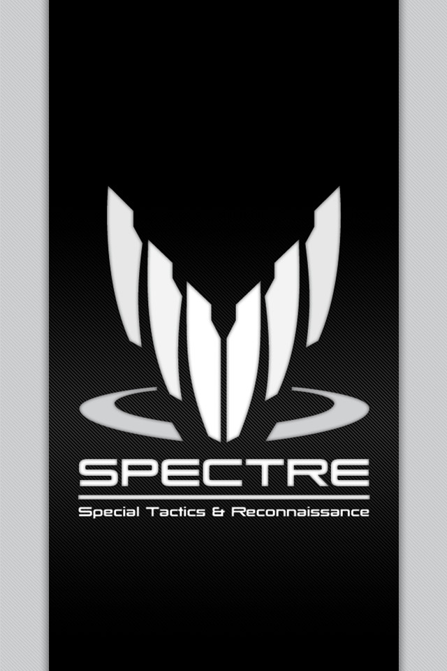 Spectre special performance logo black free wallpaper for mobile - medium preview image