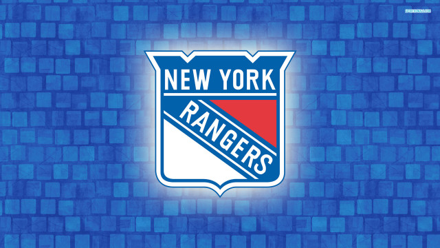 Rangers logo blue brick wall free wallpaper for desktop - medium preview image