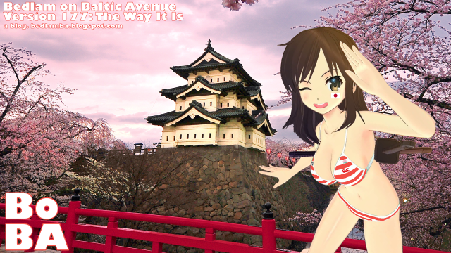 Cartoon girl bikini castle pink free wallpaper for desktop - medium preview image