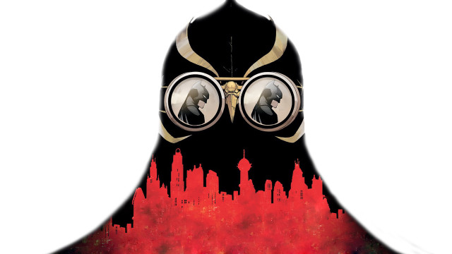 Man black suit red background #2 free wallpaper for desktop - medium preview image