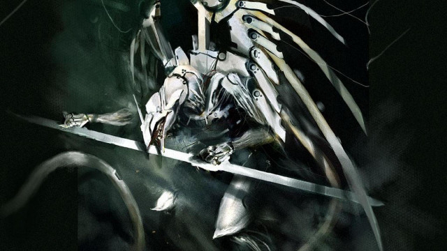 Woman sword skeleton demon ultrafine free wallpaper for desktop - medium preview image