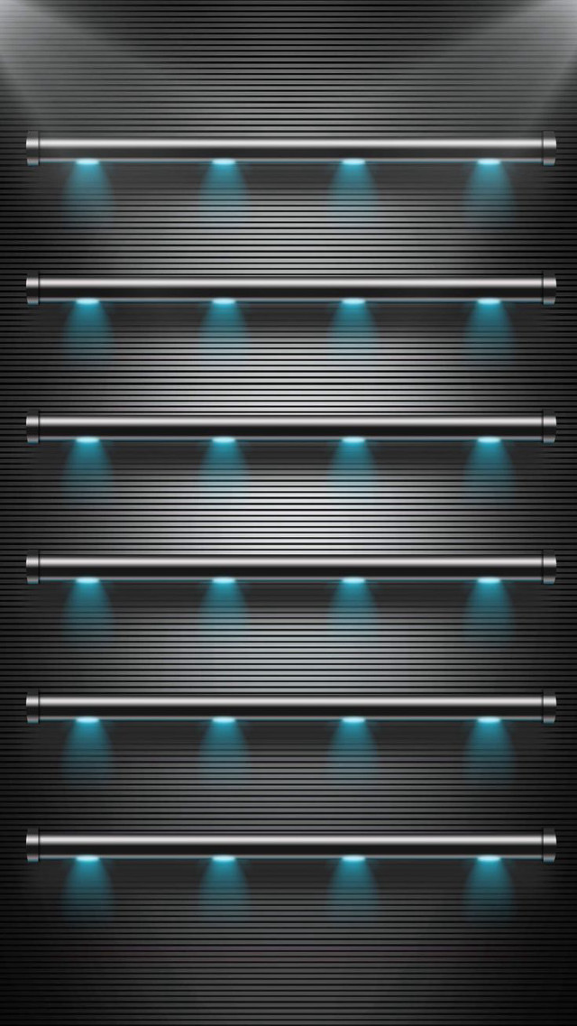 Four lights black background blue free wallpaper for mobile - medium preview image