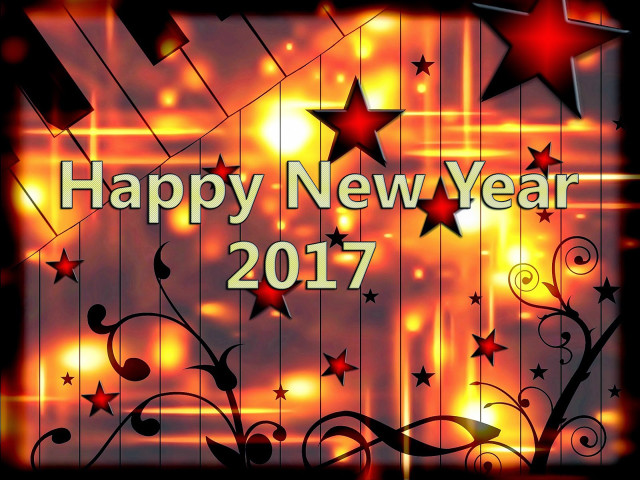 Happy new year wallpaper stars free wallpaper for desktop - medium preview image