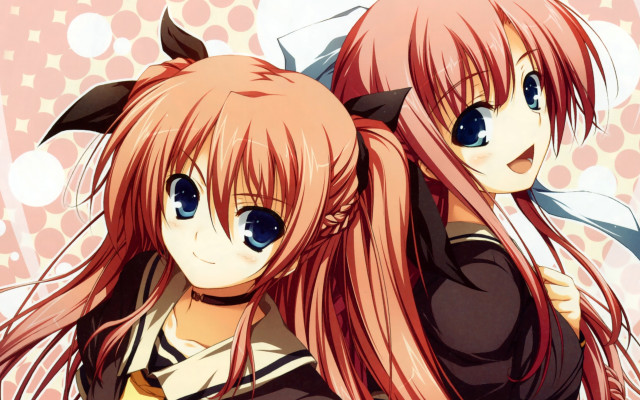 Anime girls blue eyes long #2 free wallpaper for desktop - medium preview image