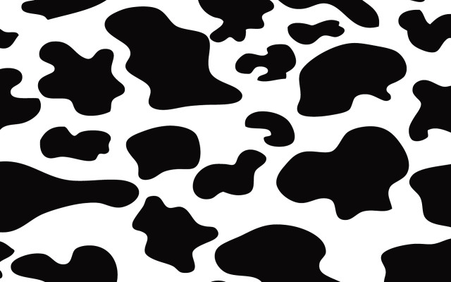 Cow pattern black white silk free wallpaper for desktop - medium preview image