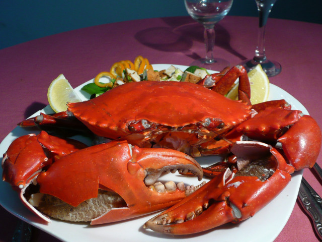 Lobsters wine table utensils dining free wallpaper for desktop - medium preview image