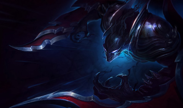 Demonic creature glowing light sword free wallpaper for desktop - medium preview image