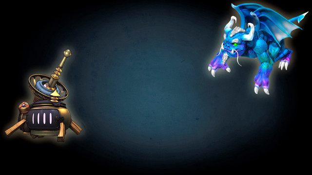 Blue dragon black dragon sword free wallpaper for desktop - medium preview image