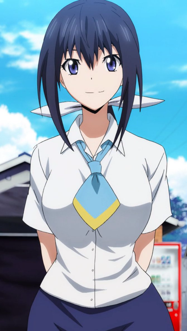 Woman white shirt tie knife free wallpaper for mobile - medium preview image