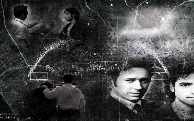 Man standing wall picture woman free wallpaper for desktop - medium preview image