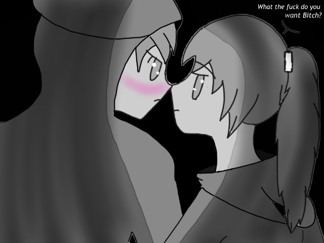 Couple kissing dark room black free wallpaper for desktop - medium preview image