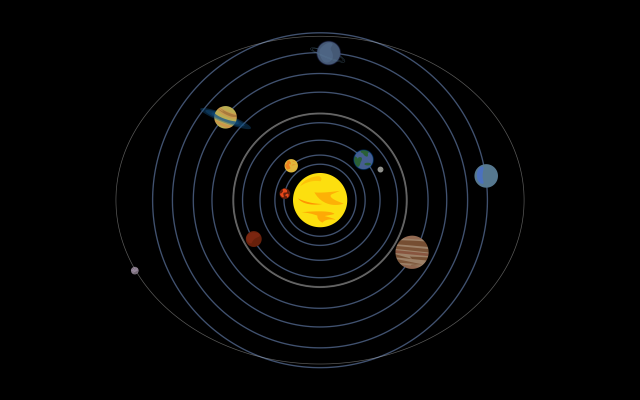 Solar system eight planets star #2 free wallpaper for desktop - medium preview image