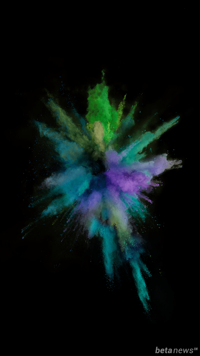 Colorful explosion powder dark sky free wallpaper for mobile - medium preview image