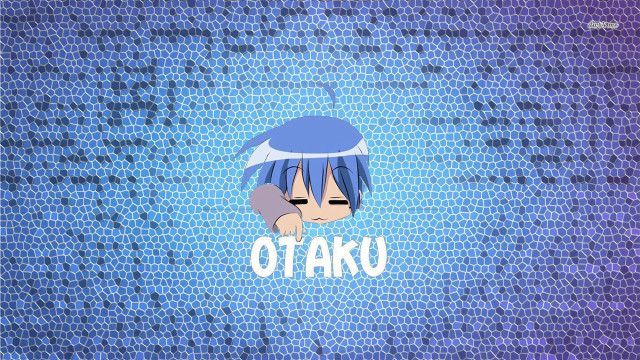 Anime blue hair character hat free wallpaper for desktop - medium preview image